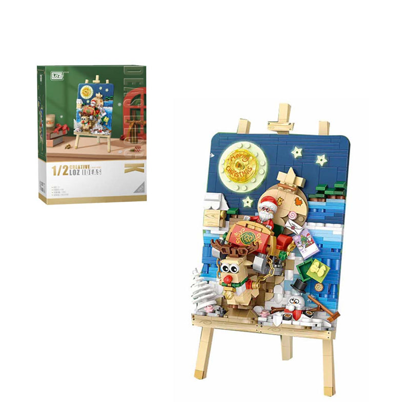 LOZ 1282 Weihnachtsschlitten 3D-Malen