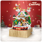 LOZ 1238 Weihnachtshaus Spieluhr