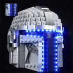 LED Beleuchtungsset für Star Wars Mandalorianer Helm 75328