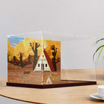 Vitrine für Lego Finnhütte 21338