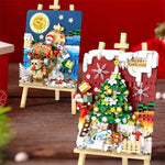 LOZ 1282 Weihnachtsschlitten 3D-Malen