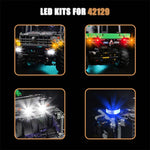 LED Beleuchtungsset für Technik 4x4 Mercedes-Benz Zetros Offroad-Truck 42129