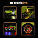 LED Beleuchtungsset für Technik Lamborghini Sián FKP 37 (42115)