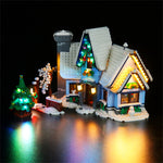 LED Beleuchtungsset für Creator Besuch des Weihnachtsmanns 10293