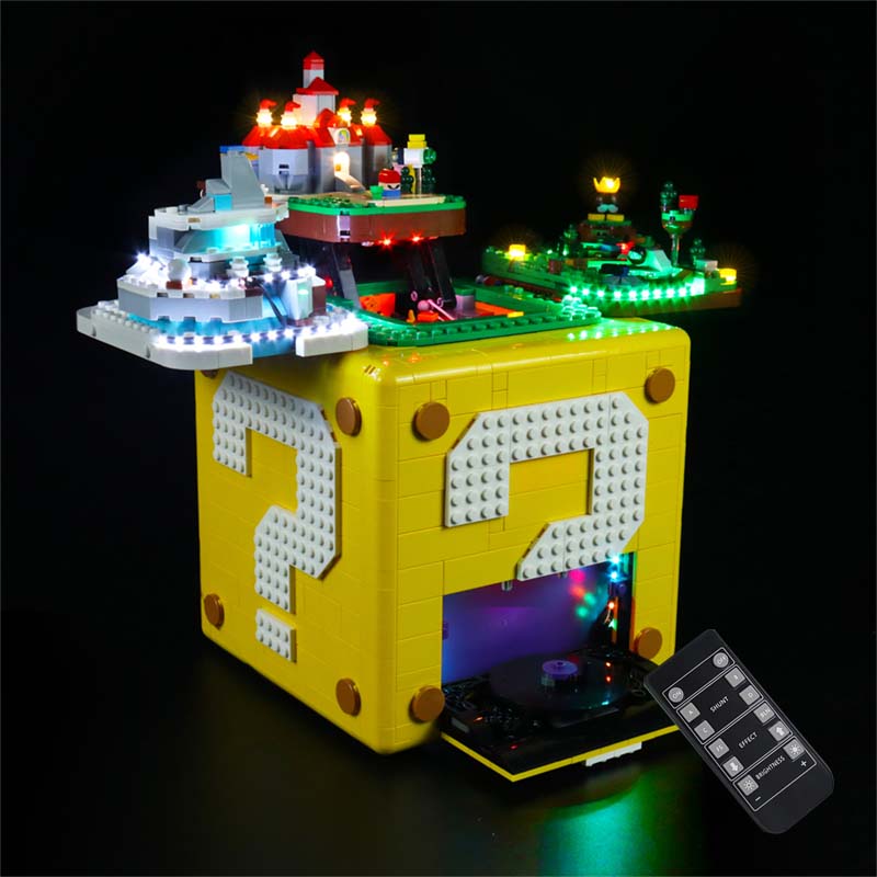 LED Beleuchtungsset für Fragezeichen-Block aus Super Mario 64 (71395)