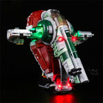 LED Beleuchtungsset für Star Wars Boba Fetts Starship 75312