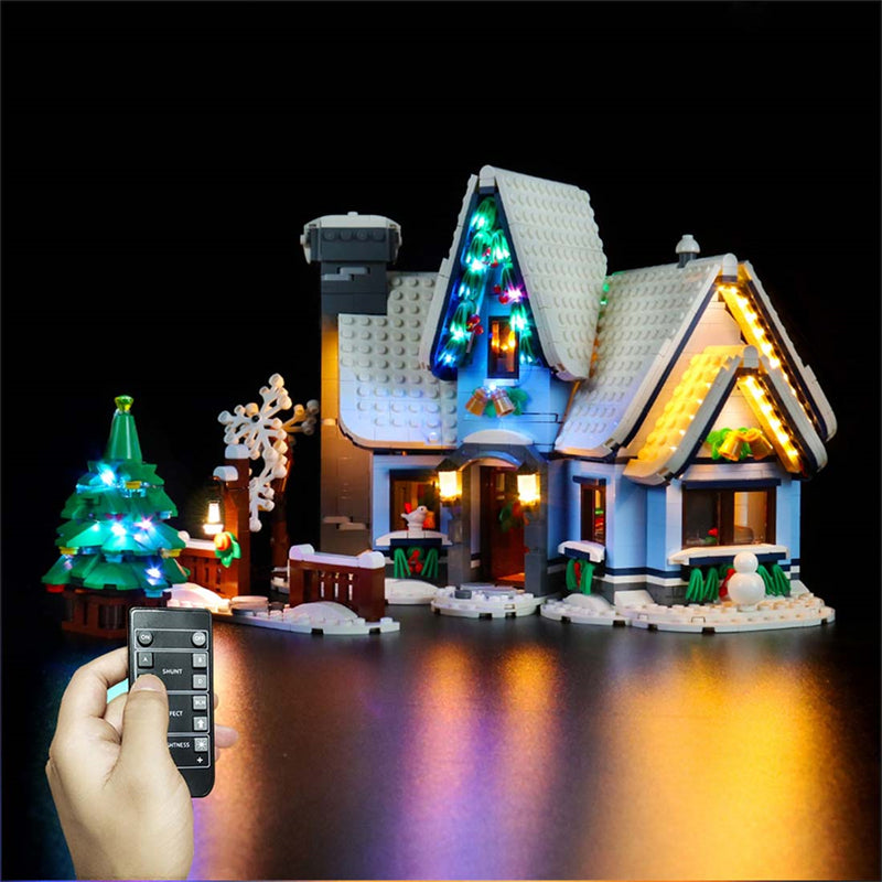 LED Beleuchtungsset für Creator Besuch des Weihnachtsmanns 10293