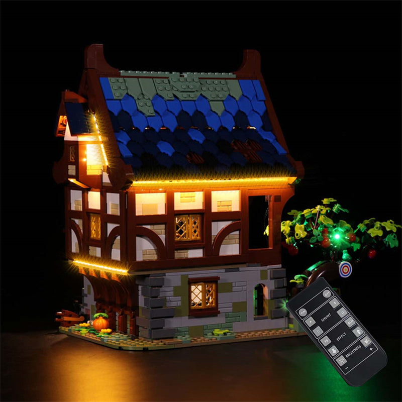 LED Beleuchtungsset für Ideas Mittelalterliche Schmiede 21325