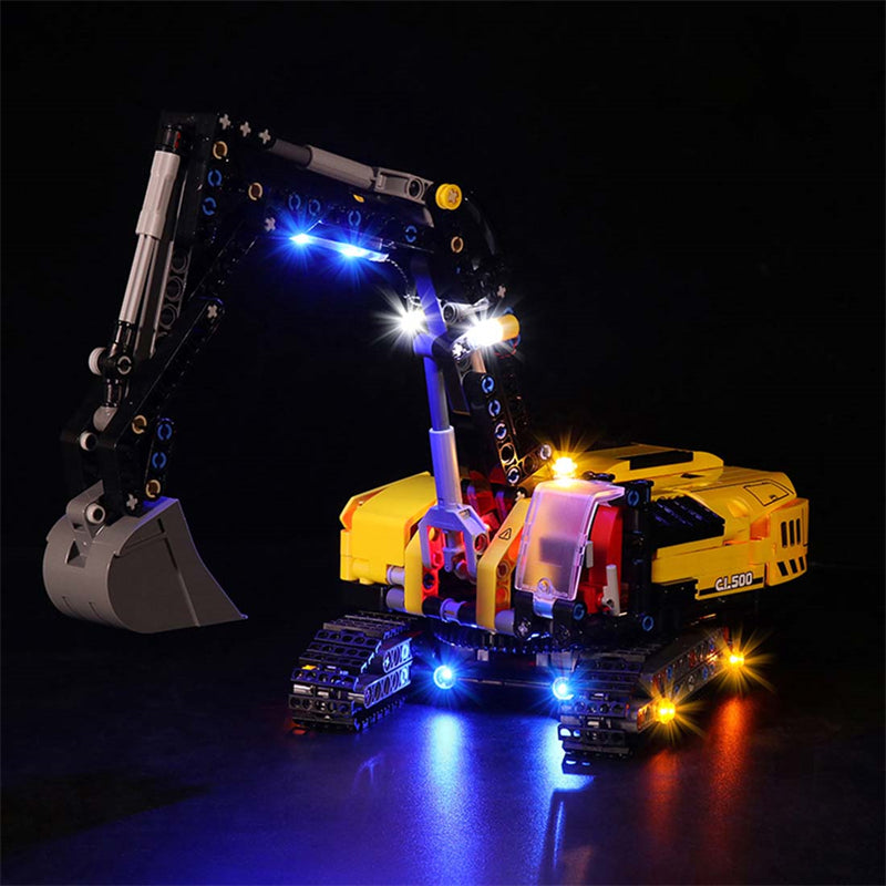LED Beleuchtungsset für Technik Hydraulikbagger 42121
